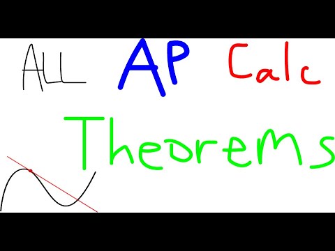 ALL AP Calculus AB/BC Theorems Reviewed In 3 Minutes - YouTube