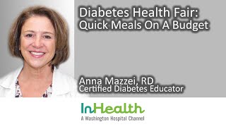 Diabetes Health Fair: Quick Meals On A Budget