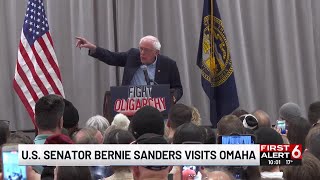 Sen. Bernie Sanders visits Omaha