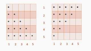How to program pyramids using loops - 1