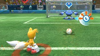 Mario And Sonic at The Rio 2016 Olympic Games  |Football | Team Sonic vs Team Tails #3