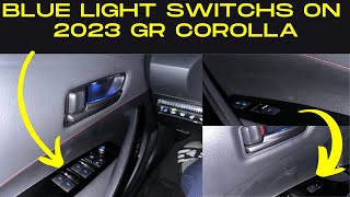 2023 GR Corolla Master swtich and buttons upgrade