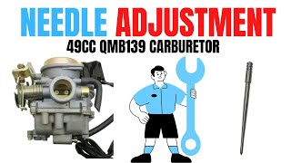 NEEDLE ADJUSTMENT CHINESE CARBURETOR