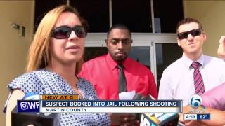 Suspect booked into jail following shooting