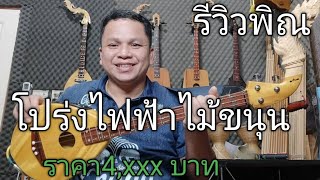 รีวิวพิณโปร่งไฟฟ้า ไม้ขนุน