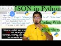 #23 JSON Module in Python | Java Script Object Notation | AI Series Hindi/Urdu
