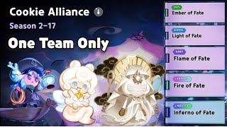 Cookie Alliance Season 2-17 Easy to Master One Team Only Guide | Cookie Run Kingdom