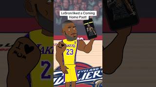 LeBron James liked a Coming Home Post! #nba