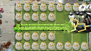 PvZ 2 Challenge - All Pea Plants Old and New Level 1 Vs Sportzball Gargantuar Zombies Level 10