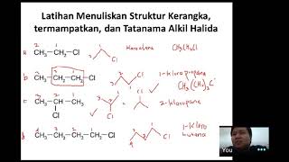 Kuliah Kimia Organik - Haloalkana (Alkil Halida): Struktur dan Tatanama