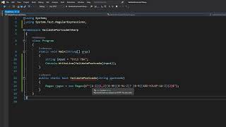 How to Validate a Postcode Using C#