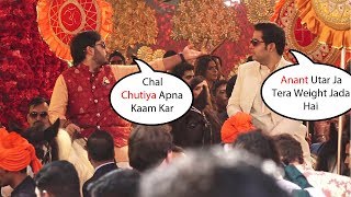 Anant Ambani ANGRY On Brother Akash During Barat Of Wedding Isha & Anand