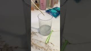 Woman does experiment on tampon #Shorts