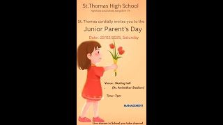 St.Thomas High school | Junior Parent\