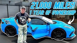 OWNERSHIP of a C8 Corvette 21,000 Miles Later! Good, Bad, and UGLY! *Corvette Sa