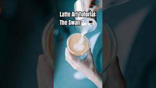 Latte Art Tutorial: The Swan ☕️#barista #homebarista #latteart