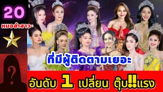 เปิด 20 หมอลำสาว ที่มีผู้ติดตามสูงสุด อันดับ 1 เปลี่ยน ตุ๊บ!แรง โดนแซงร่วง #แพรวพราวแสงทอง