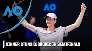 Jannik Sinner ends Djokovic’s 33-match streak to reach first Grand Slam final | Australian Open