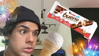 Sorvete de Kinder bueno 😱 (Fica bom??)