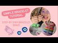 Bracelet Tutorial!!! Simple Evil Eye Bracelet!