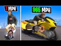 Upgrading SLOWEST to FASTEST Bikes in GTA 5!