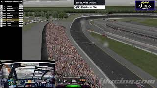 iRacing at Rockingham Speedway in the Quarantine Racing League Xfinity Series