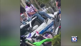 Pembroke Park police search for vandals who destroyed official vehicle