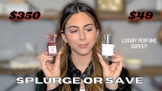 SPLURGE OR SAVE?! DOSSIER vs. LUXURY PERFUMES | Estee Amos