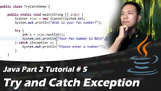HOW to use TRY and CATCH in JAVA? || CodeLikeLD Tagalog JAVA Tutorial