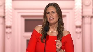 Gov. Sarah Huckabee Sanders at RNC: 'God Almighty' saved Trump