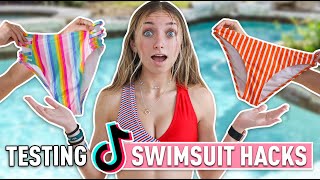 Testing ViRAL TikTok Swimsuit Hacks | Swim Bottoms Edition