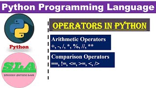 Operators in python part 1 (Arithmetic and Comparison operators) | python for beginners #python