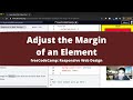 Adjust the Margin of an Element (Basic CSS) freeCodeCamp tutorial