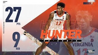 De'Andre Hunter posts 27 points in Virginia's national championship victory