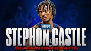 Stephon Castle Season Highlights | Offense & Defense | 2024 NBA Draft