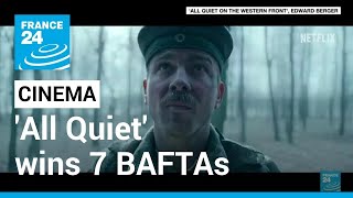 'All Quiet' wins 7 BAFTAs, including best film, at UK awards • FRANCE 24 English