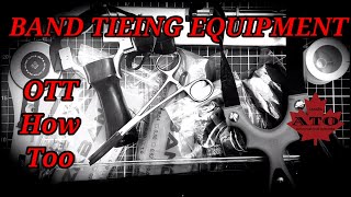 Slingshot Band Tieing Equipment, How to Tie #OTT Slingshot Bands