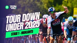 Tour Down Under 2025 – Stage 1 Highlights: Sam Welsford a legjobb sprinter