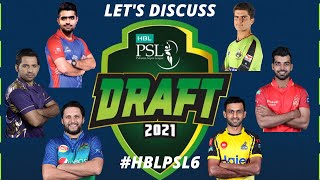 Discussing the PSL Draft 2021 | PSL 6 Draft | Pakistan Super League | Talk Shawk