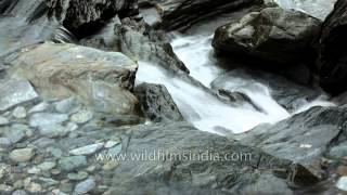 Bhagsu waterfall, McLeod Ganj - Timelapse