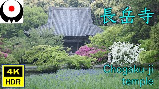 [4K HDR] Chogaku-ji Temple and Iris Pond, Nara Prefecture, Japan