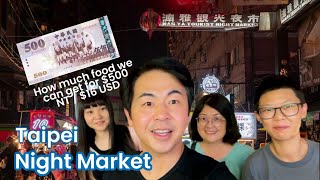 Nanya Night Market Challenge: How Much Food Can We Get with $500 NT $16USD?