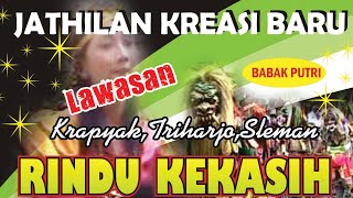 RINDU KEKASIH babak putri Jathilan kreasi baru. Live Show Josari, Tridadi, Sleman