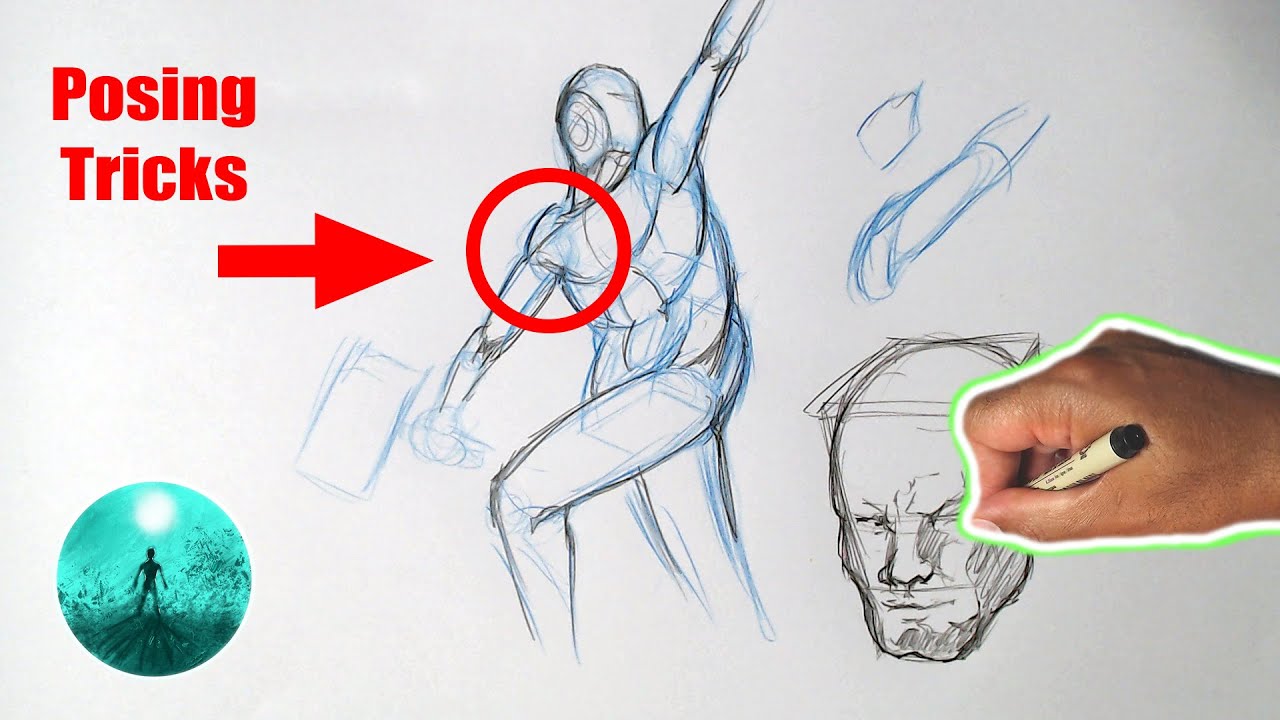 How To Draw Poses Tutorial For Beginners Narrated Youtube