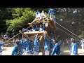 2024.7.28 太子町 山田【後屋町】 だんじり 宮入り 科長神社 夏祭り