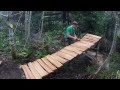 Mountain bike trail building Mountain bike trail building