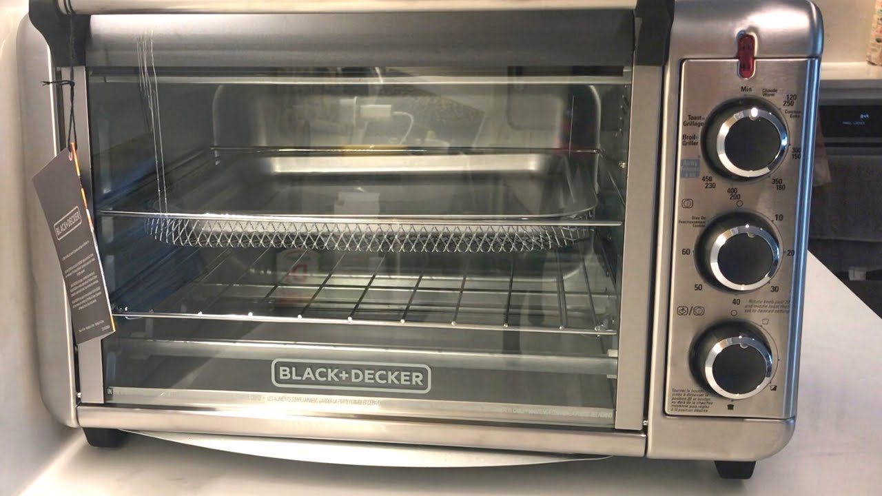 Black+Decker Crisp N Bake Air Fry Toaster Oven Unboxing And Review ...