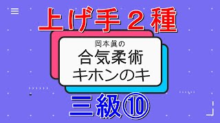 合気柔術チャンネル　合気柔術 キホンのキ #010　上げ手2種　aiki　makoto okamoto