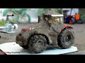 How to make Water pump tractor with washing | diy tractor science project