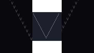 #Shorts🔥Java Program Print Alphabet ( V ) using for loop.